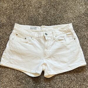 Gap Women's White Denim Shorts